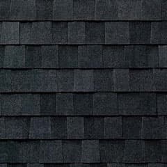 HailGuard Rustic Black shingle color swatch