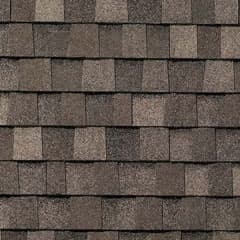 HailGuard Weathered Wood shingle color swatch