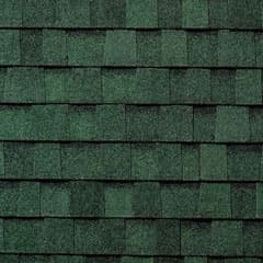 Titan XT Rustic Evergreen shingle color swatch