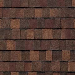 Titan XT Rustic Redwood shingle color swatch